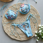 Navela | Embroidery Split Swimsuit