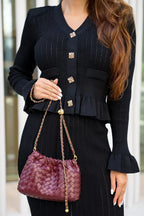 Navela | V-Neck Knitted Set