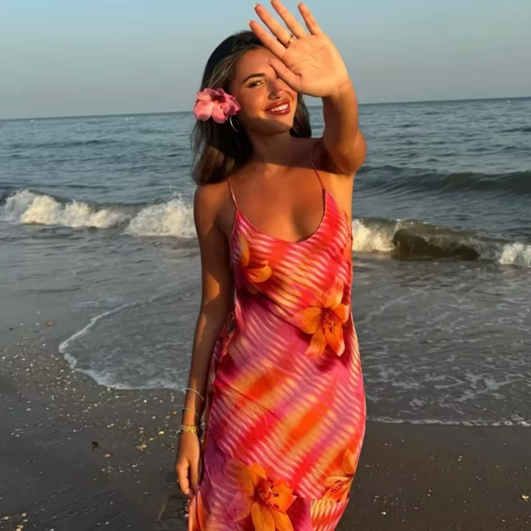 Navela | Vibrant Tropical Dress