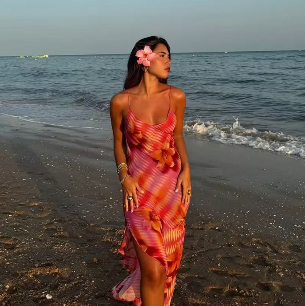 Navela | Vibrant Tropical Dress