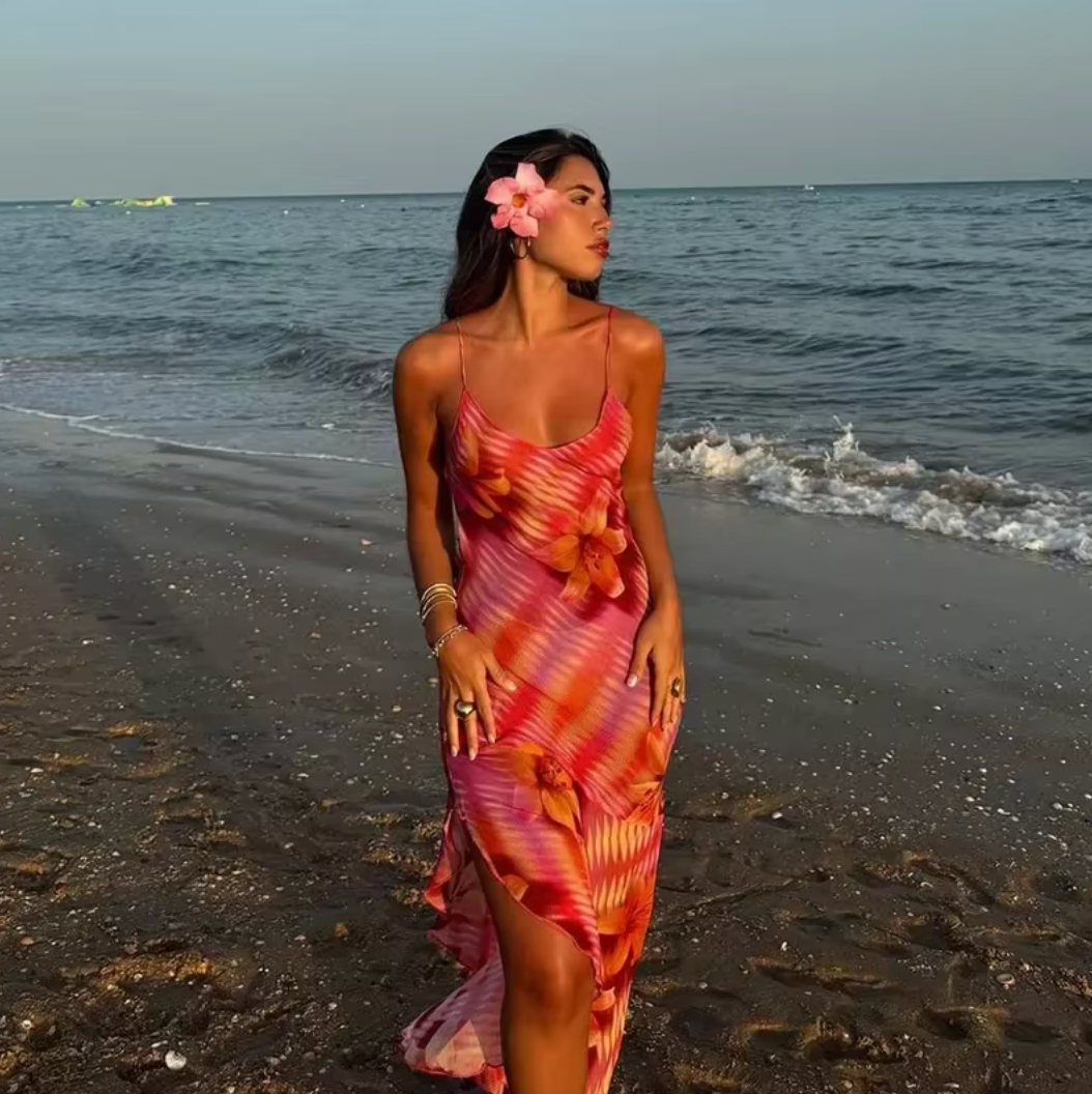 Navela | Vibrant Tropical Dress