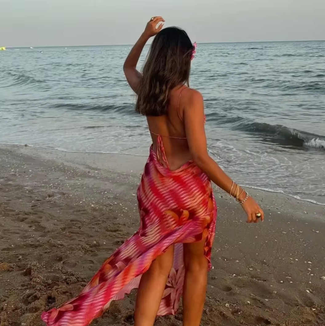 Navela | Vibrant Tropical Dress