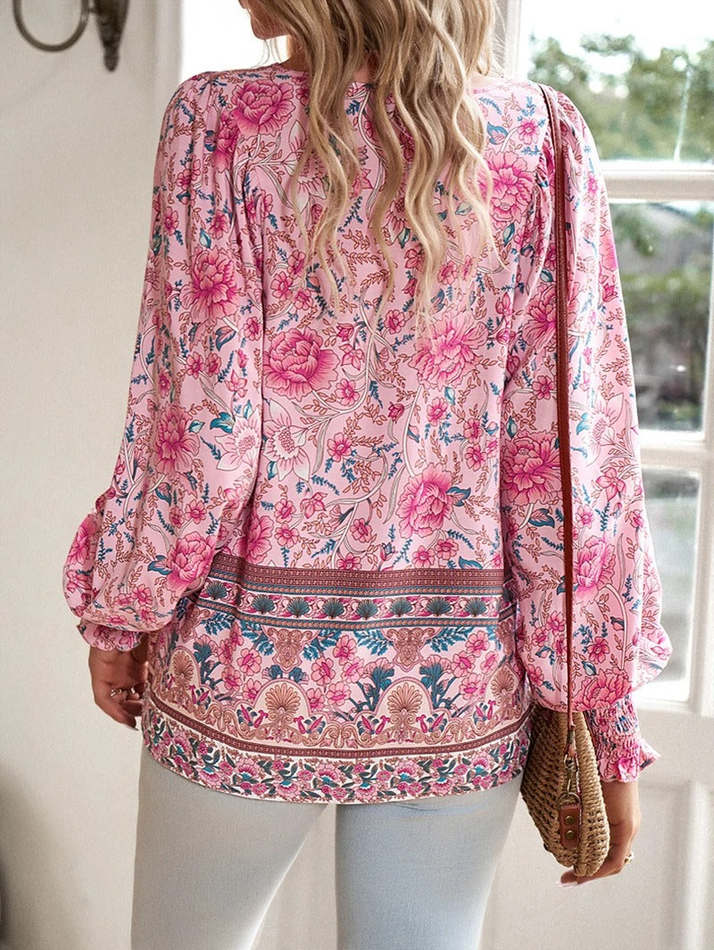 Navela | Printed Blouse Effortless Elegance