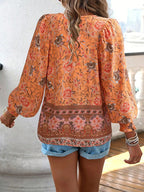 Navela | Printed Blouse Effortless Elegance