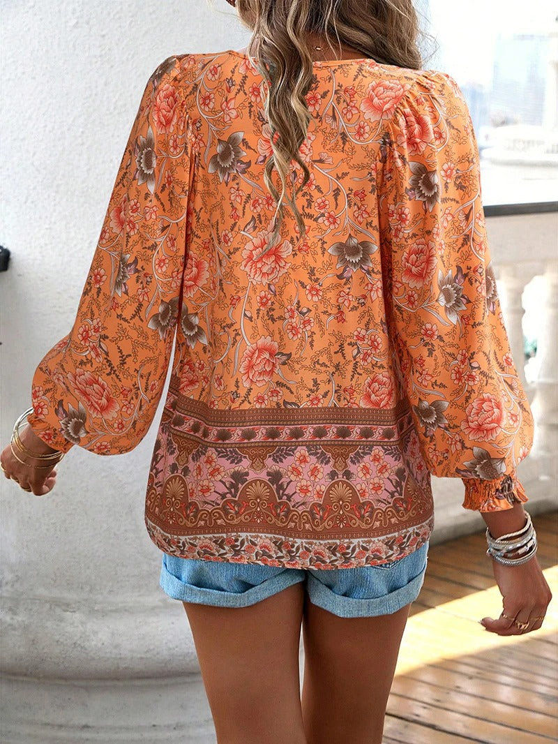 Navela | Printed Blouse Effortless Elegance