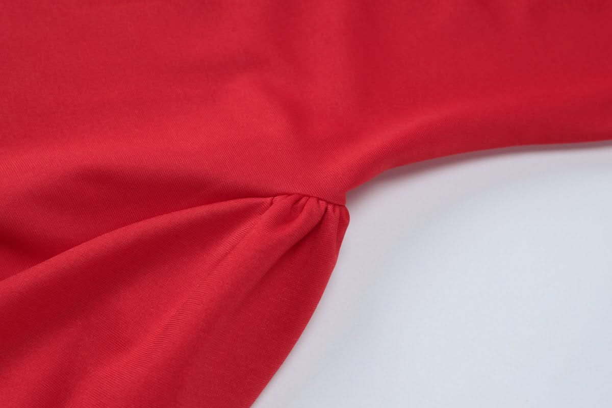 Navela | Long Sleeve Bow Detail Ruched Mini Dress