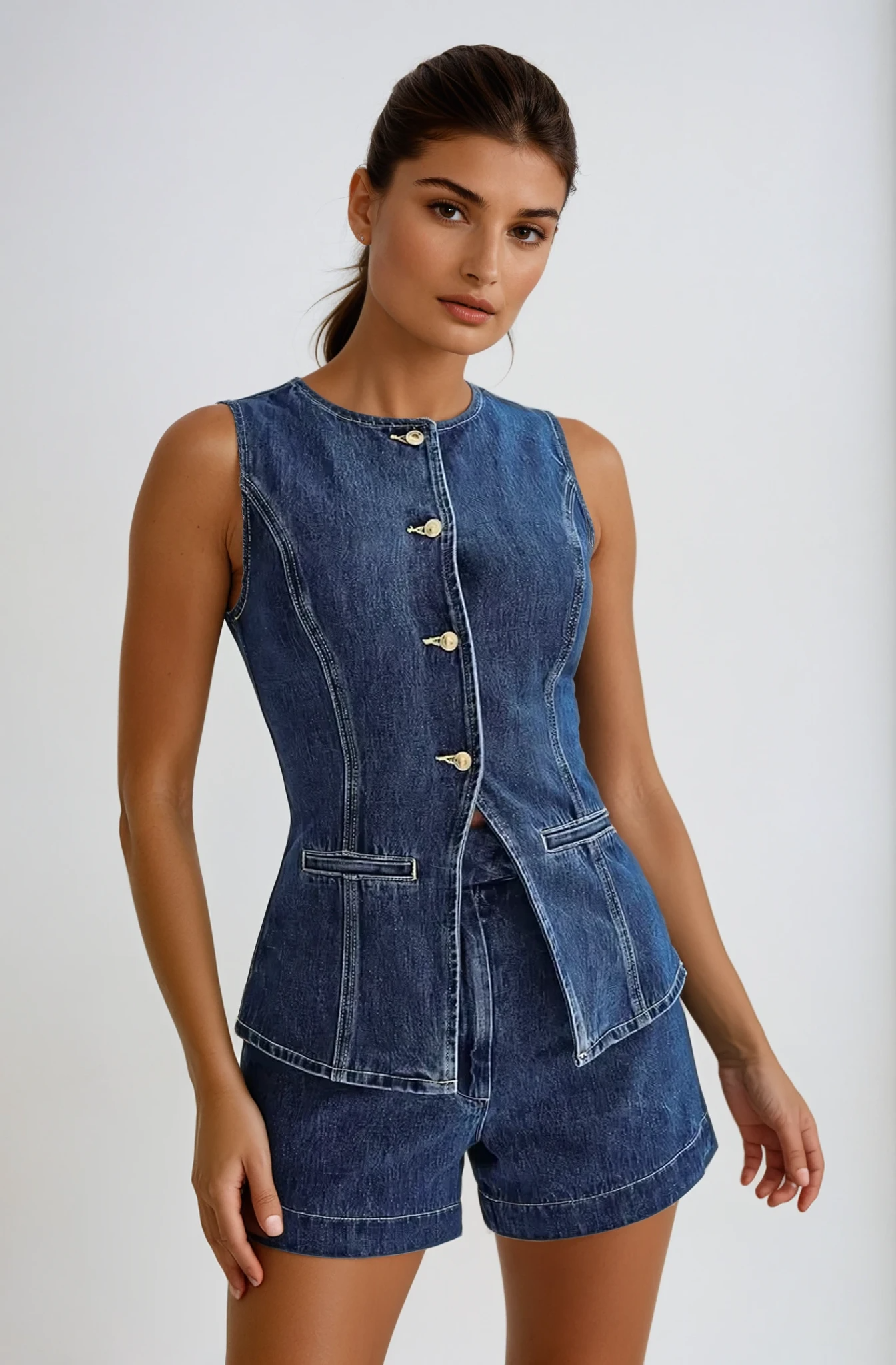 Navela | Denim Set