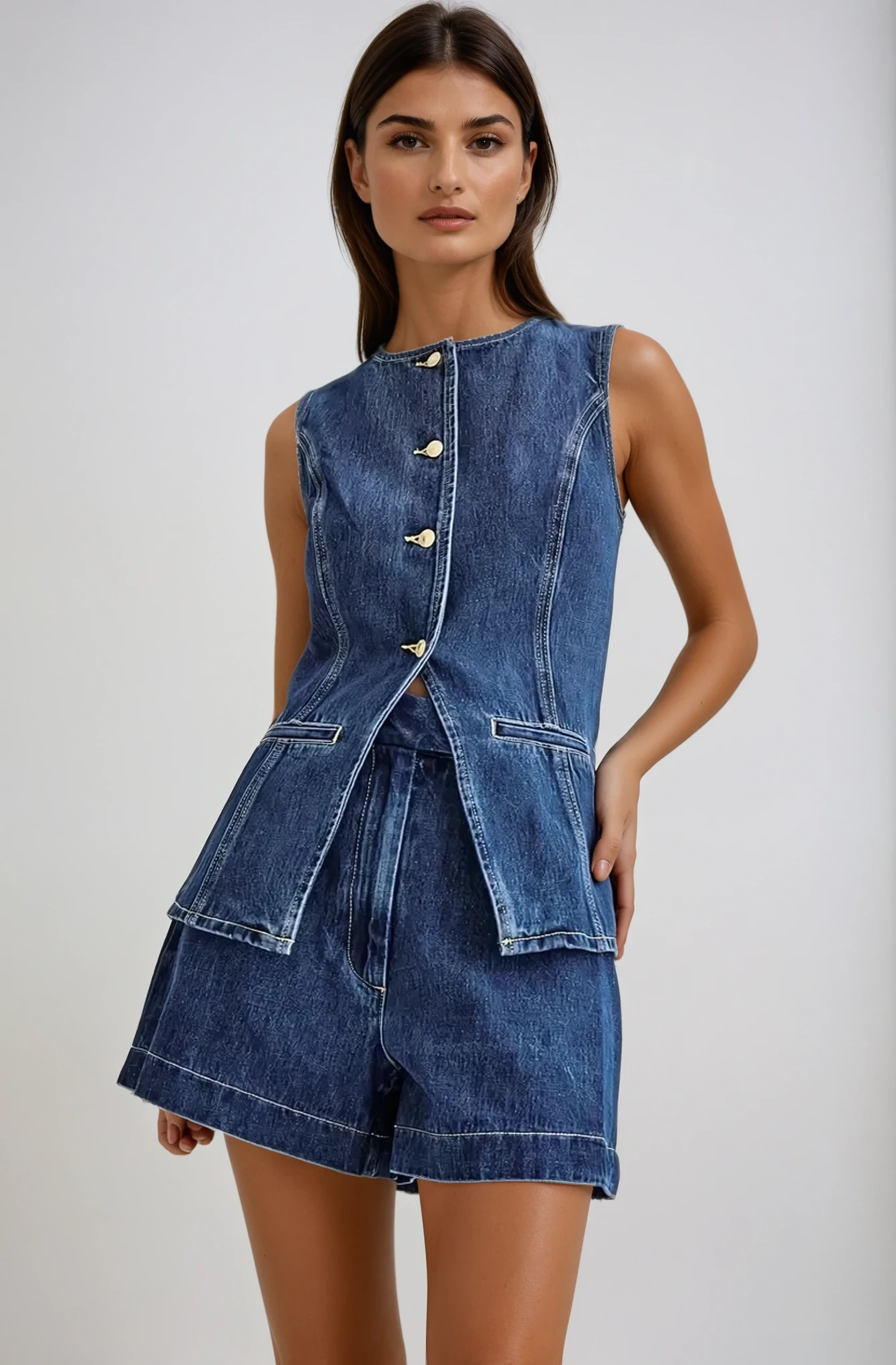 Navela | Denim Set